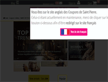 Tablet Screenshot of les-coupons-de-saint-pierre.fr